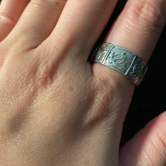 Ring Sterling silver 925- size 11 - Picture 3 of 3